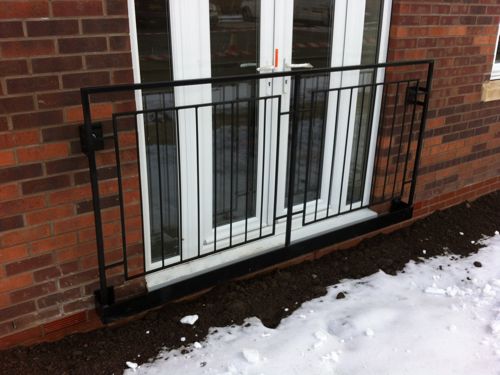 Wrought iron balcony
